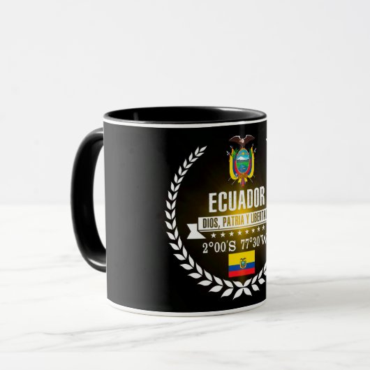 Ecuador Tasse (Vorderseite Links)
