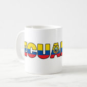 Ecuador-Tasse Kaffeetasse (Vorderseite Links)