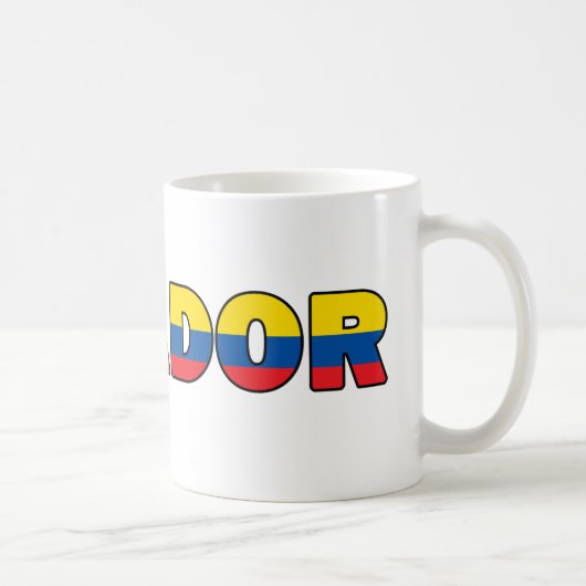 Ecuador-Tasse Kaffeetasse (Rechts)