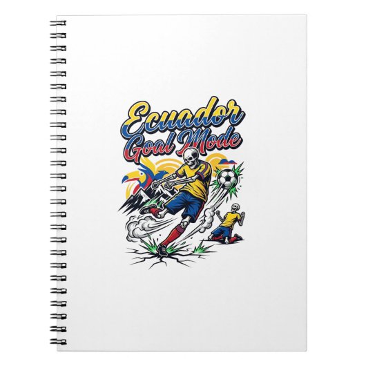 Ecuador Tor-Modus Skelett-Stürmer Nationen Dynamis Notizblock (Vorderseite)