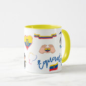Ecuador Travel Mug Discove the Middle of the Wolrd Tasse (VorderseiteRechts)