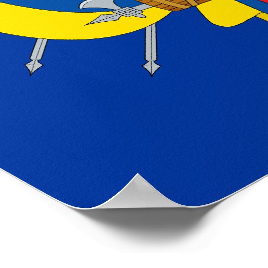 ECUADOR* Wappen-Poster Poster (Ecke)