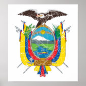 Ecuador-Wehrmantel Poster (Vorne)