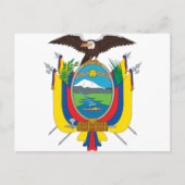 Ecuador-Wehrmantel Postkarte (Vorderseite)