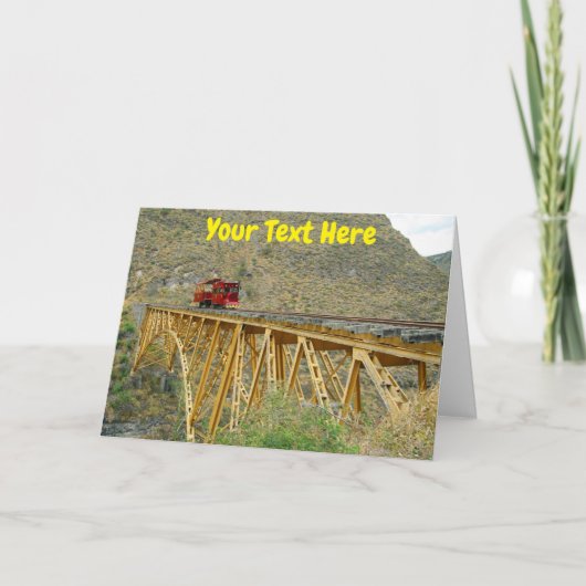 Ecuador-Zug Karte (Vorderseite)