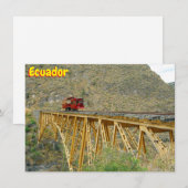 Ecuador Zugkarte (Vorne/Hinten)