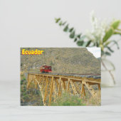 Ecuador Zugkarte (Stehend Vorderseite)