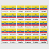 Ecuadorflagge und -name geschenkpapier (Flach)