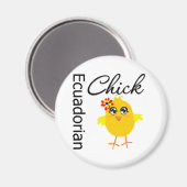 Ecuadorian Chick Magnet (Vorderseite/Rückseite)
