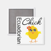 Ecuadorian Chick Magnet (Vorderseite/Rückseite)