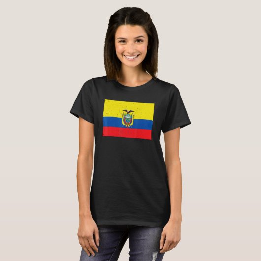 Ecuadorian Ecuador Flag Pride Ecuadorian Flag T-Shirt (Vorne ganz)