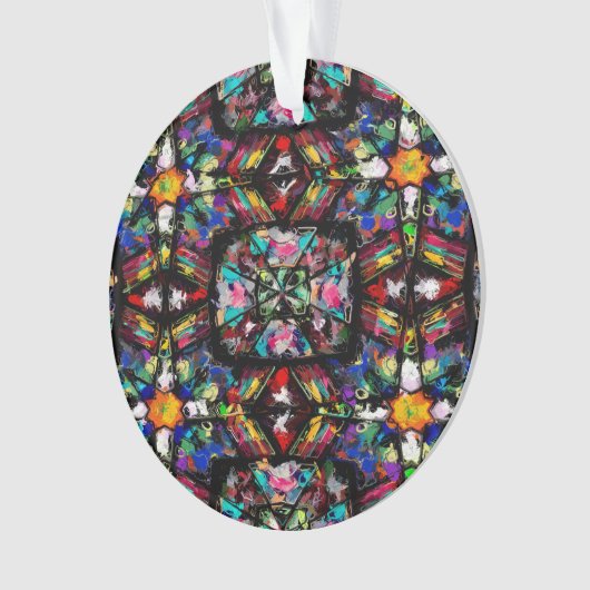 Ecuadorian-Hartglas Ornament (Vorderseite)