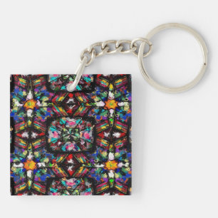 Ecuadorian-Hartglas Schlüsselanhänger