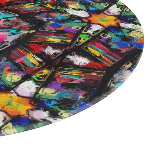 Ecuadorian-Hartglas Schneidebrett (Ecke)