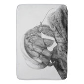 Ecuadorian Hermit Crab C. Compressus Rug Badematte (Vorderseite Vertikal)