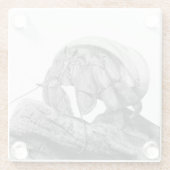 Ecuadorian Hermit Crab C. Compressus Untersetzer (Rückseite)