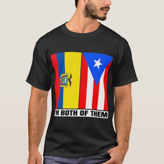 Ecuadorian - Puerto Rico Erbe Ecuador Puerto T-Shirt (Vorderseite)