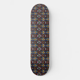 Ecuadorian Stain Glass Skateboard