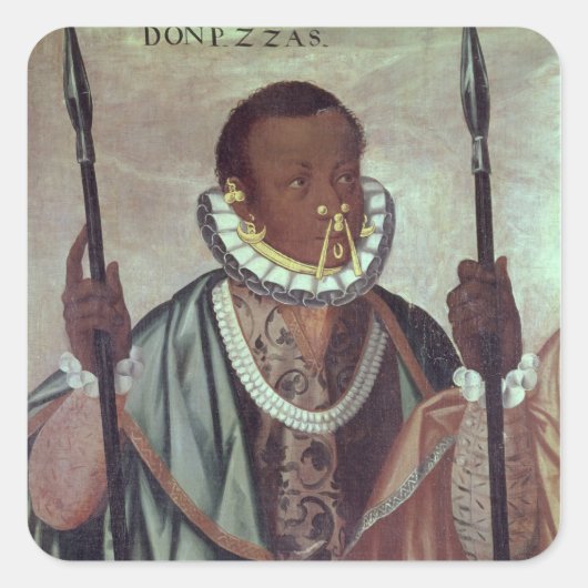 Ecuadorianer aus Quito Quadratischer Aufkleber (Vorderseite)