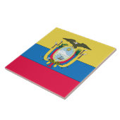 Ecuadorianflagge Fliese (Seite)