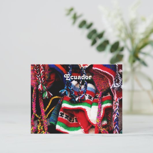 ecuadorianisch postkarte (Stehend Vorderseite)