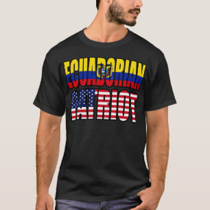 Ecuadorianische Fahne für den Patriot Pride Herita T-Shirt