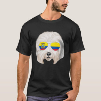 Ecuadorianische Flagge Altes Englisch Schafhund Do T-Shirt