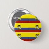 ecuadorianische Flagge Button (Vorne & Hinten)