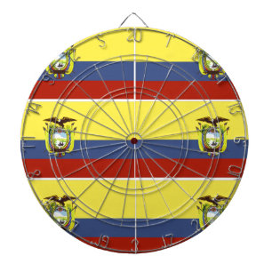 ecuadorianische Flagge Dartscheibe
