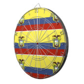 ecuadorianische Flagge Dartscheibe (Vorderseite rechts)