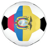 Ecuadorianische Flagge Fußball (Gedreht)