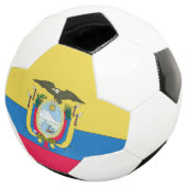 Ecuadorianische Flagge Fußball (Dreiviertel)