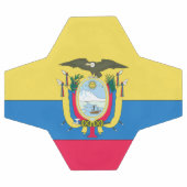 Ecuadorianische Flagge Fußball (Flach)