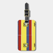 ecuadorianische Flagge Gepäckanhänger (Vorderseite vertikal)