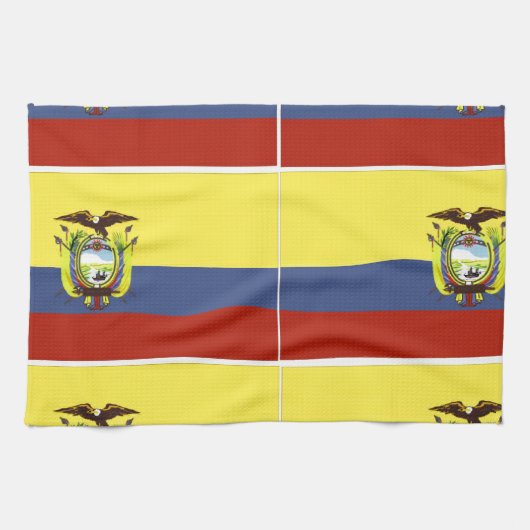 ecuadorianische Flagge Handtuch (Horizontal)
