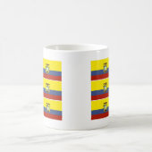 ecuadorianische Flagge Kaffeetasse (Mittel)