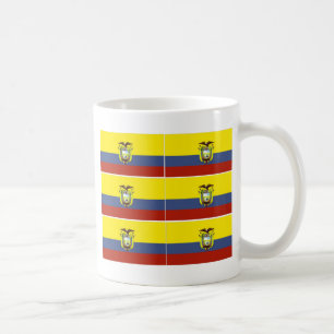 ecuadorianische Flagge Kaffeetasse