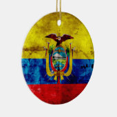 Ecuadorianische Flagge Keramik Ornament (Rechts)