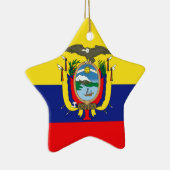 Ecuadorianische Flagge Keramikornament (Rechts)