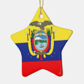 Ecuadorianische Flagge Keramikornament (Links)
