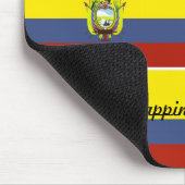 ecuadorianische Flagge Mousepad (Ecke)