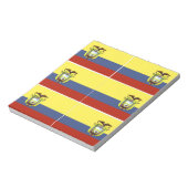 ecuadorianische Flagge Notizblock (Rotiert)
