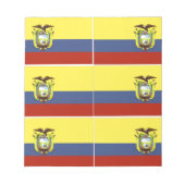 ecuadorianische Flagge Notizblock (Vorderseite)