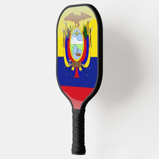 Ecuadorianische Flagge Pickleball Schläger (Links)
