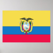Ecuadorianische Flagge Poster (Vorne)