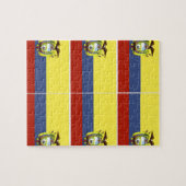 ecuadorianische Flagge Puzzle (Horizontal)