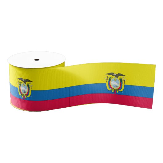 Ecuadorianische Flagge Ripsband (Spule)
