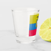 Ecuadorianische Flagge Schnapsglas (Links)