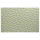 Ecuadorianische Fußballball und Flagge Stoff (Fat Quarter (45,7 x 55,9 cm))