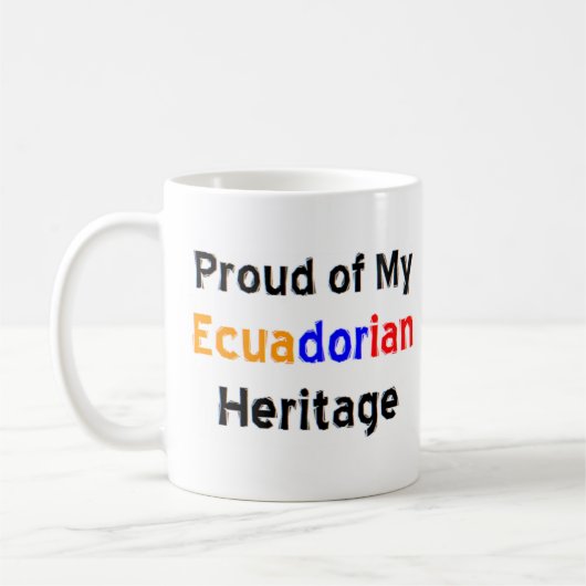ecuadorianische Kaffee-Tasse Kaffeetasse (Links)